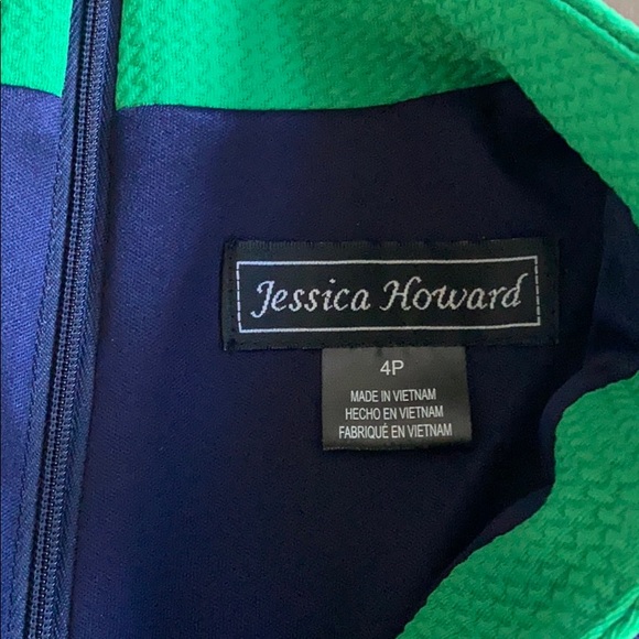 Jessica Howard Colorblock Sleeveless Shift Dress. - Picture 11 of 12